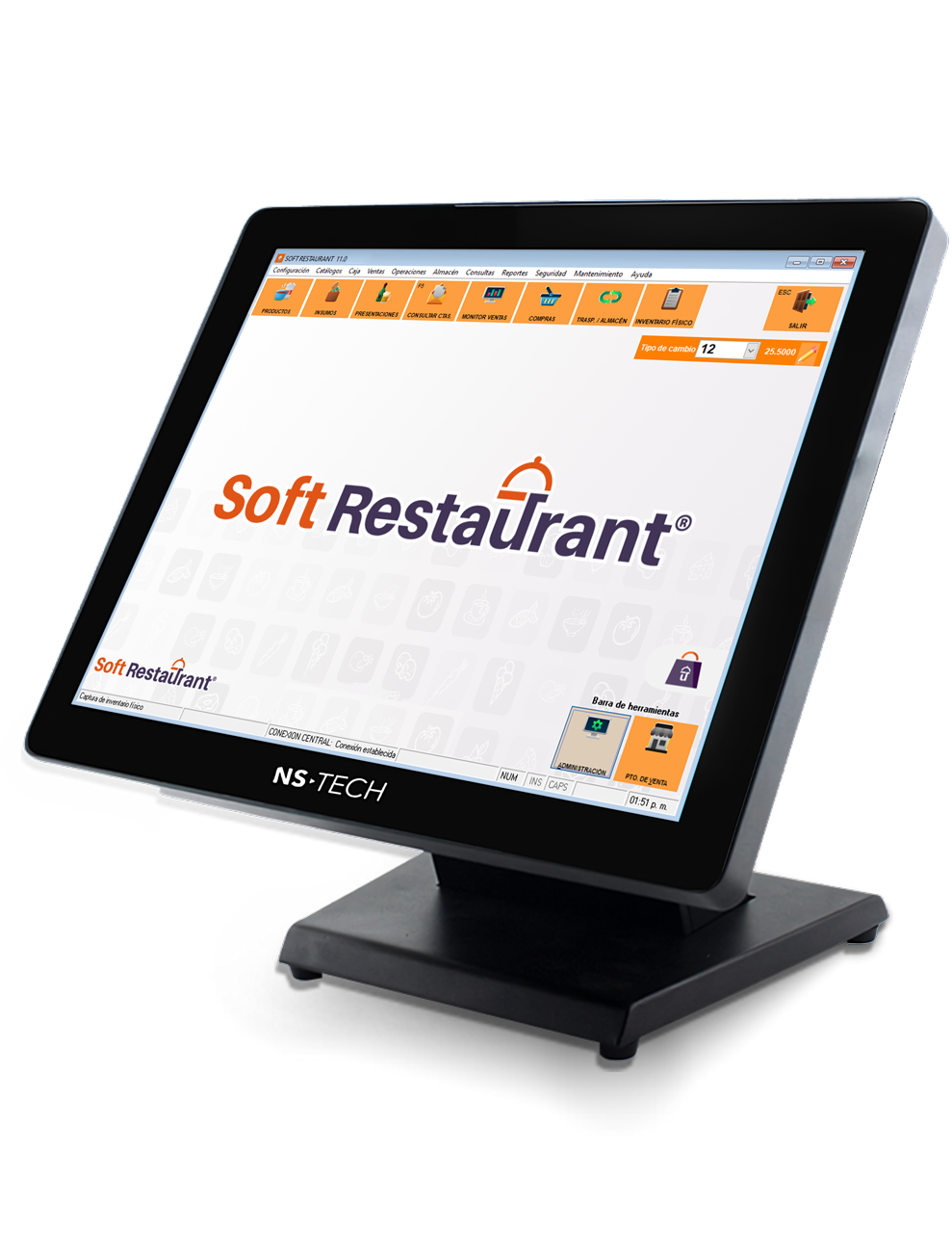 Terminal de punto de venta Soft Restaurant®